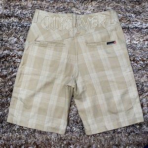 Quicksilver Plaid Shorts